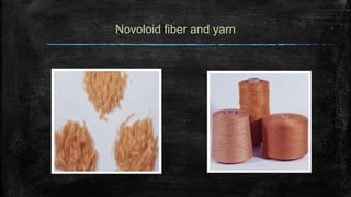 Novoloid fiber and yarn
 