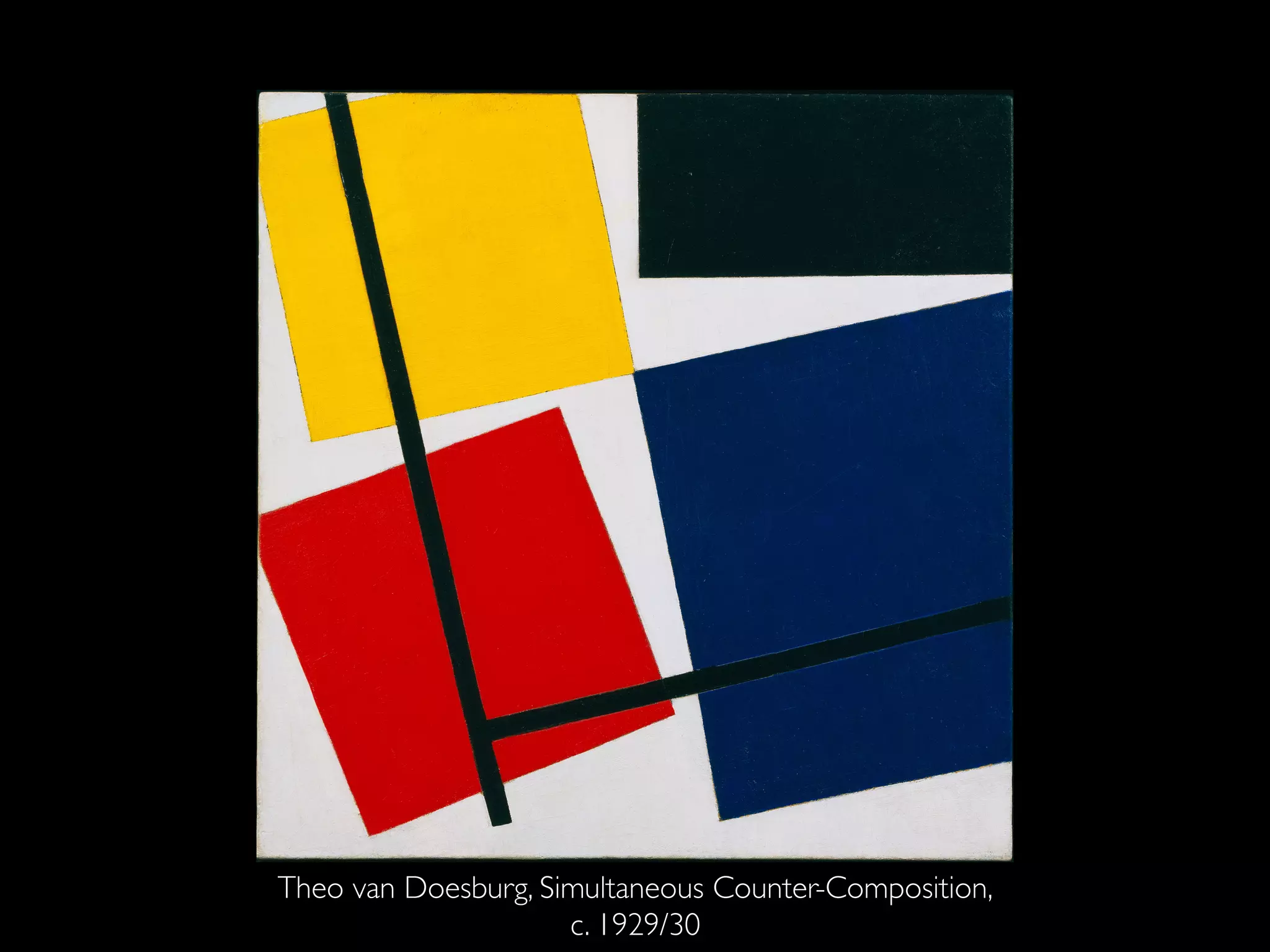 Theo van Doesburg, Simultaneous Counter-Composition,
c. 1929/30
 