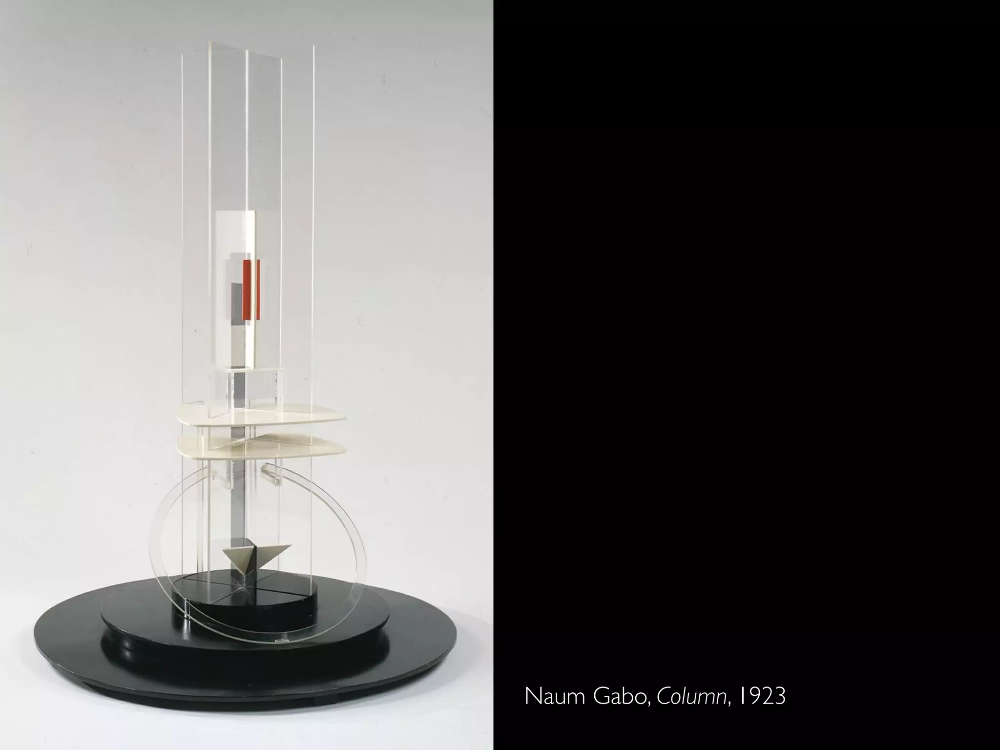 Naum Gabo, Column, 1923
 