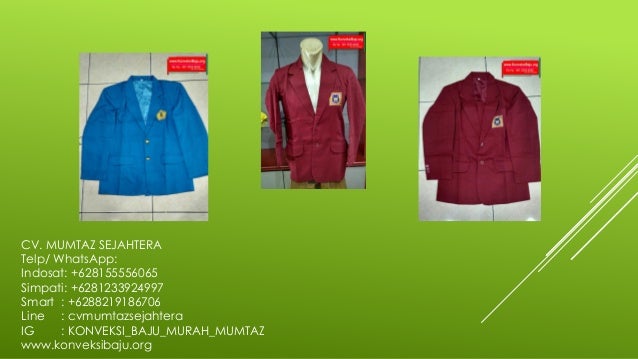 Harga Jas Almamater Sekolah Jas Almamater Pesantren Harga