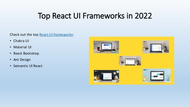 React UI Frameworks in 2022 | PPT