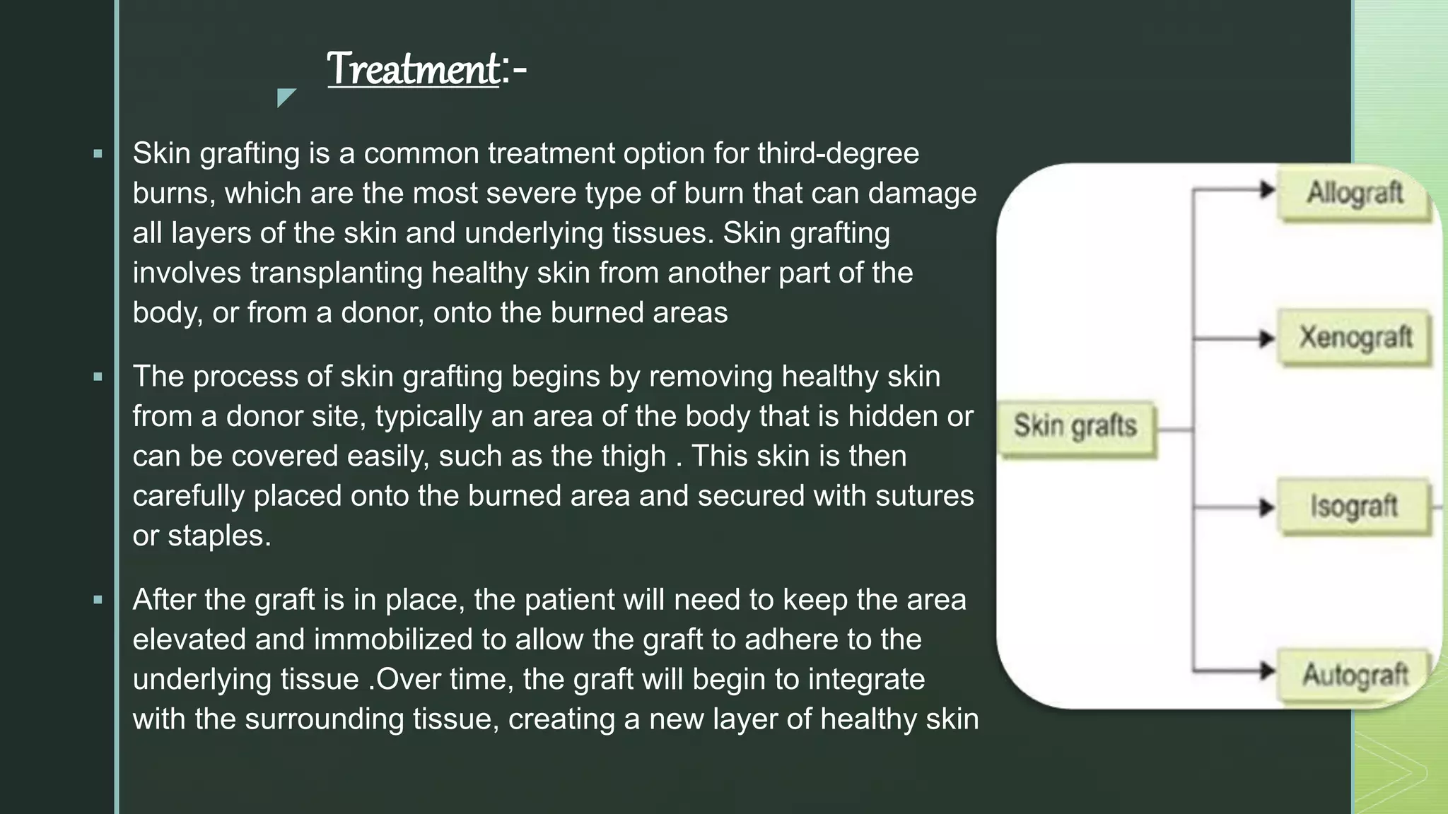 Stem cell in burn treatment | PPTX
