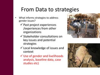 Gender in project implementation