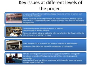 Gender in project implementation