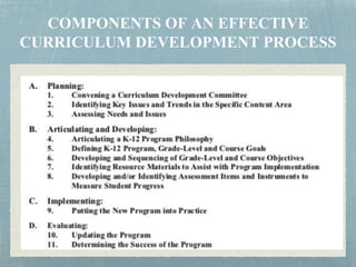 Curriculum Development | PPTX