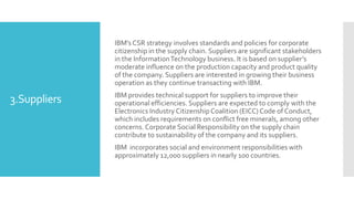 Ibm Csr CSR activity of International Business Machine (IBM). Information about ...