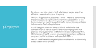 Ibm Csr CSR activity of International Business Machine (IBM). Information about ...
