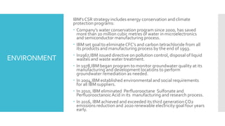 Ibm Csr CSR activity of International Business Machine (IBM). Information about ...