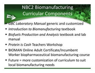 Gbc Lab Presentation6 bioman course in a box wallman | PDF
