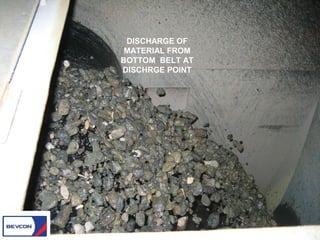 DISCHARGE OF
MATERIAL FROM
BOTTOM BELT AT
DISCHRGE POINT
S.K.BAG
 