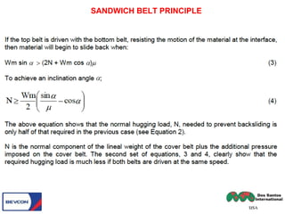 SANDWICH BELT PRINCIPLE
 