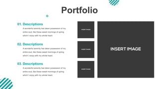 Portfolio
A wonderful serenity has taken possession of my
entire soul, like these sweet mornings of spring
which I enjoy with my whole heart.
01. Descriptions
A wonderful serenity has taken possession of my
entire soul, like these sweet mornings of spring
which I enjoy with my whole heart.
02. Descriptions
A wonderful serenity has taken possession of my
entire soul, like these sweet mornings of spring
which I enjoy with my whole heart.
03. Descriptions
 