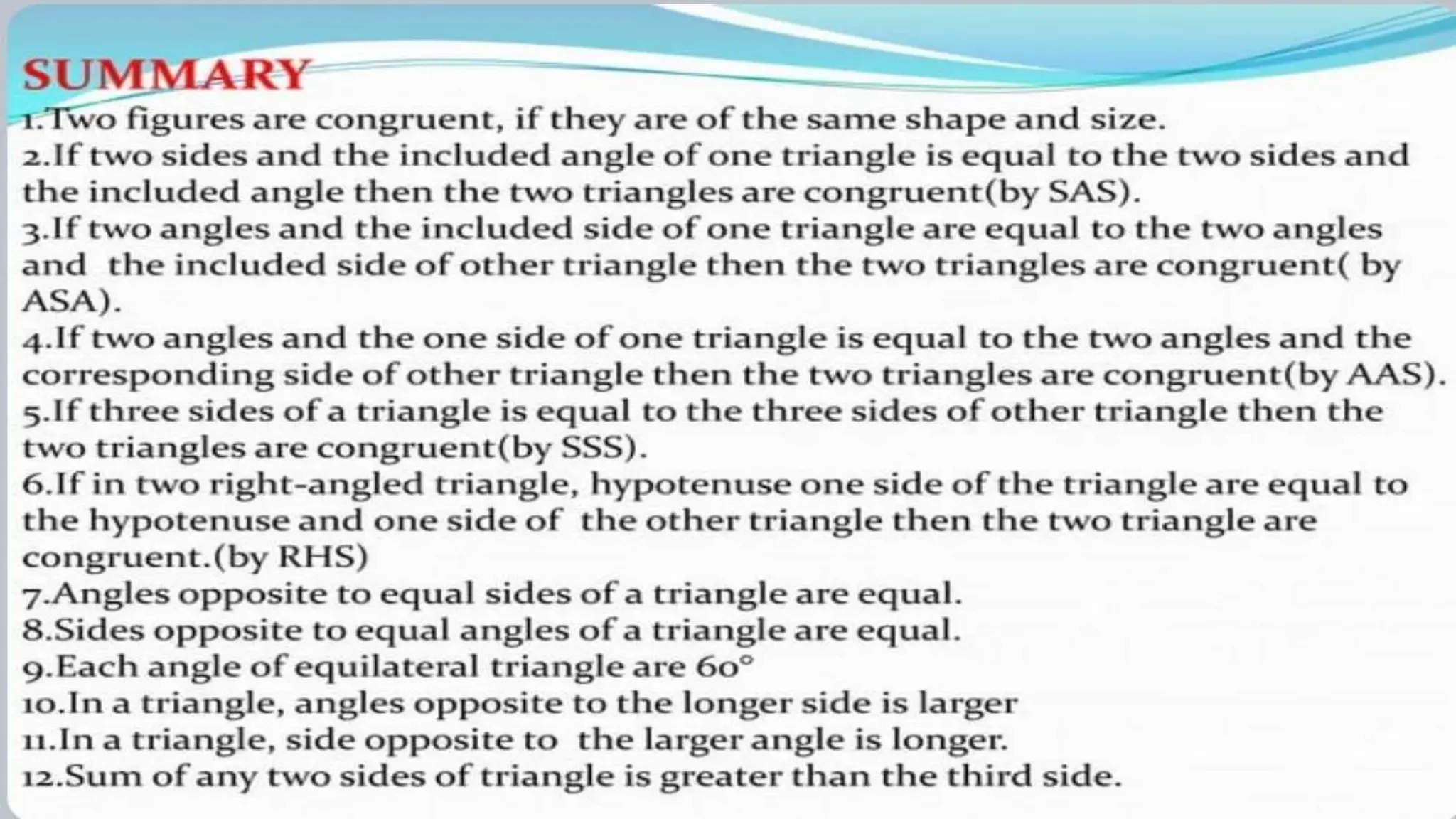  mathematics triangle