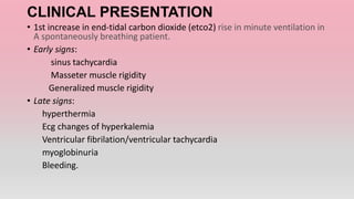 Presentation of malignant hyperthermia by dr.manisha | PPTX | Lung and ...