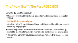 Comprehensive Post-Cardiac Arrest Care: Protocols and Prognostication ...