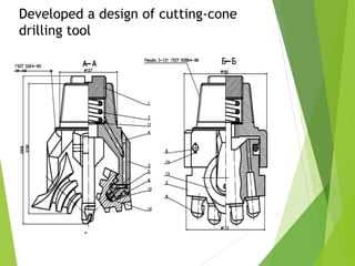 Developed a design of cutting-cone
drilling tool
 