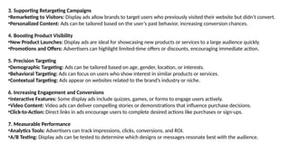 Display Advertising Key Roles The Role of Display Ads in Digital Marketing | PPTX