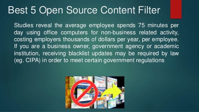 Best free Open Source Content Filter software