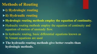 Presentation 78 flood routing.pdf | Geology | Science