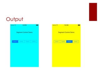 Presentation7 segment control | PPTX
