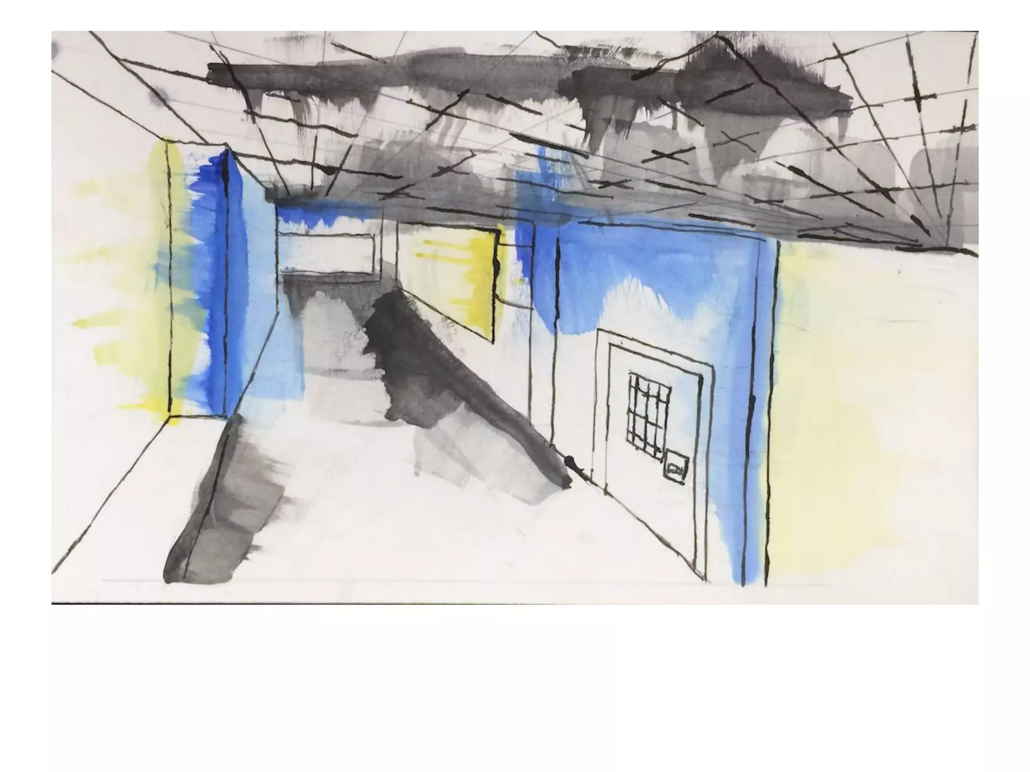 Our School In Two-Point Perspective