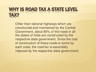 Rules and Regulations to Road Tax In Delhi
