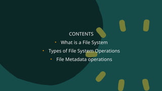 operations in a file system in databaseI.pptx