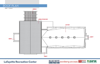 Lafayette Recreation Center
ROOF PLAN
 
