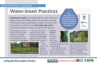 Lafayette Recreation Center
EDUCATIONAL SIGNAGE
 