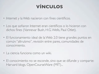 El empleo de la Web 2.0 en la educación e investigación universitarias