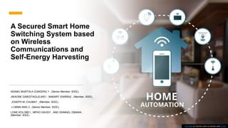 A secured Smart home switching system based on wireless communication ...