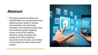 A secured Smart home switching system based on wireless communication ...