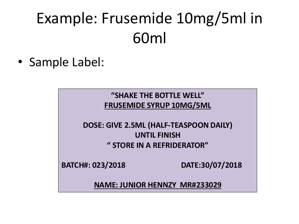 Extemporaneous Preparations Suspensions