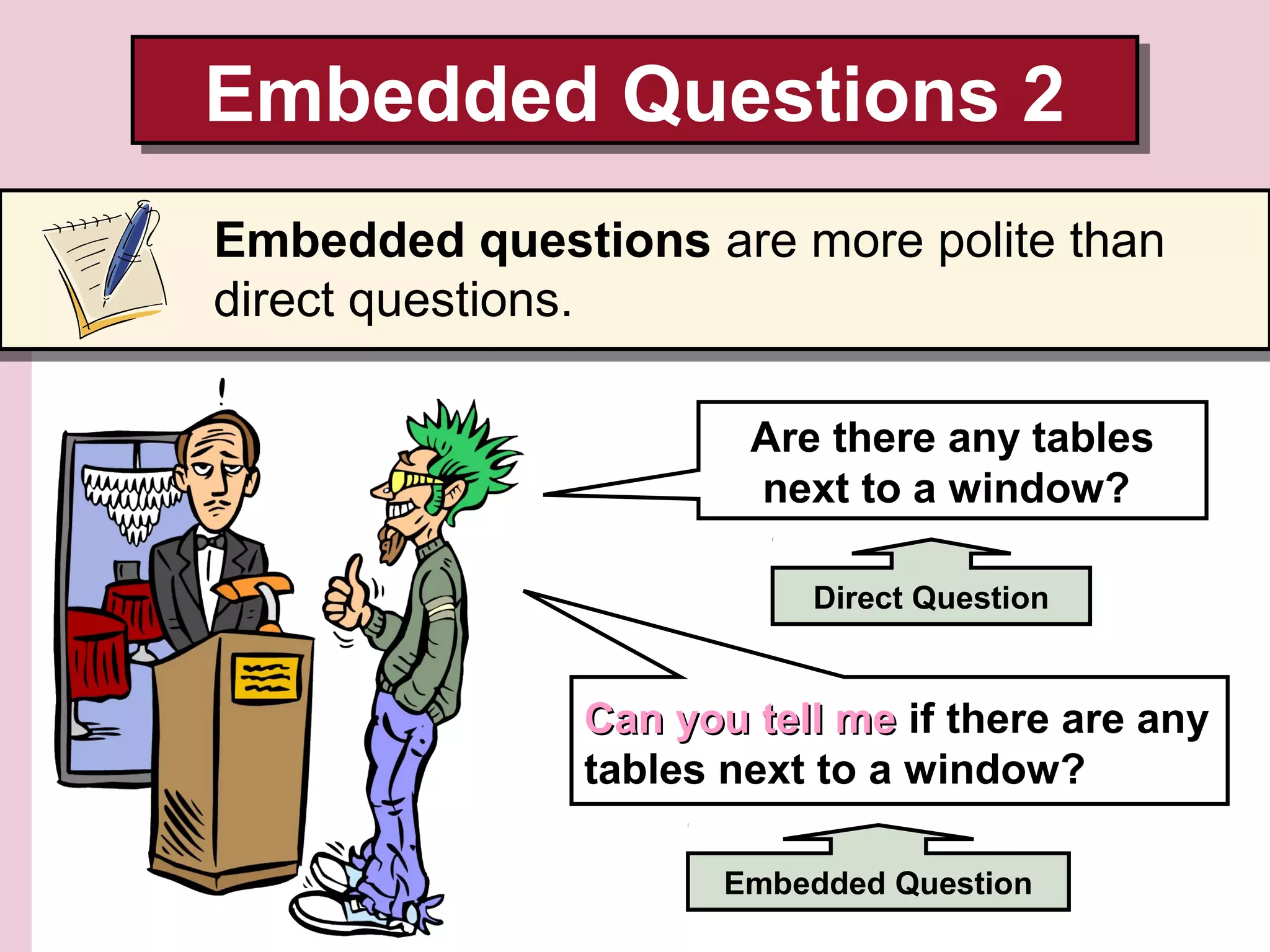 Presentation 8 noun clauses & embedded questions | PPS