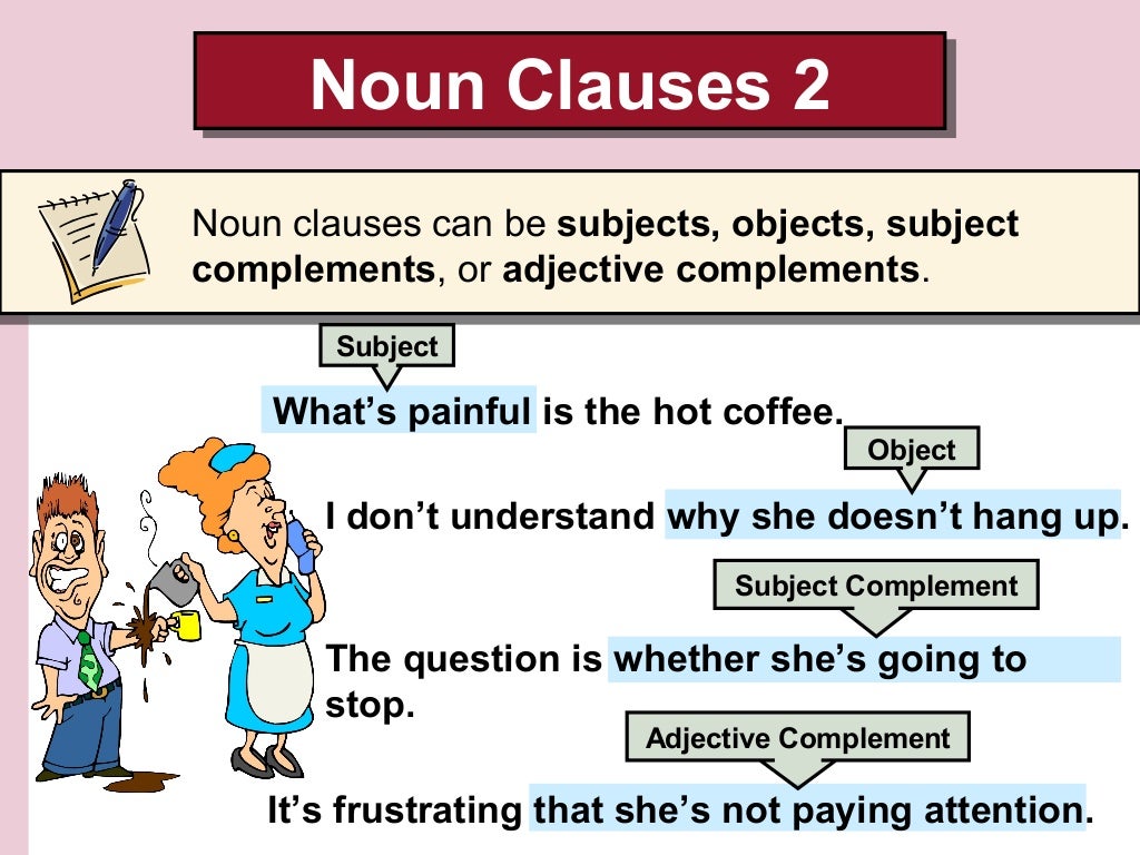 Presentation 8 noun clauses & embedded questions