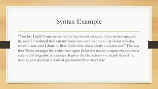Syntax Spell Out Presentation 9 | PPTX
