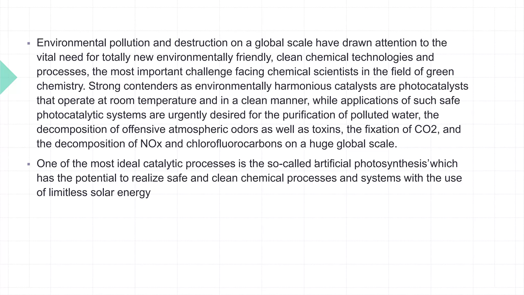 green chemistry catalysis PPT