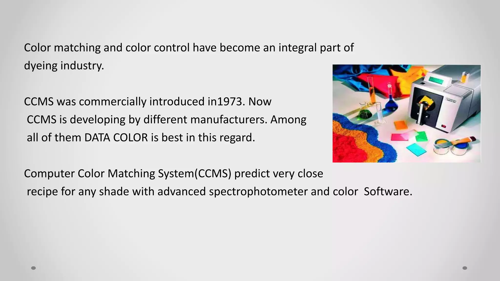 Computer color matching system | PPTX
