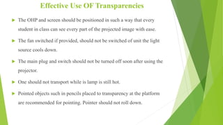 Projected Audio Visual Aids | PPTX