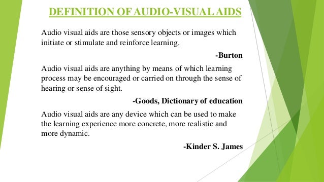 Projected Audio Visual Aids