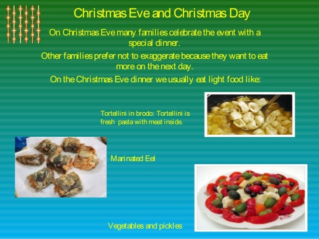 Presentation About Christmas In Italy