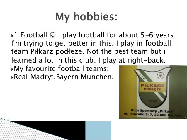 Presentation about myself for school image