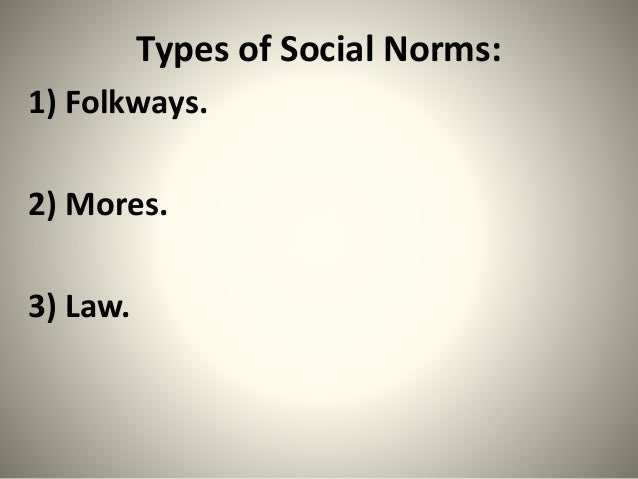 social norms