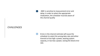 Adaptive Modulation & Coding Technique | PPTX