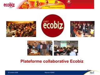 - Page  Plateforme collaborative Ecobiz 