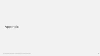 © Copyright Microsoft Corporation. All rights reserved. 86
 