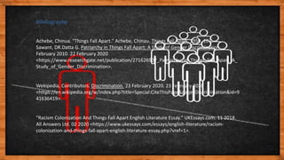 African literature novel Things Fall Apart by Chinua Achebe PPT