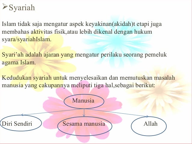 Kerangka dasar ajaran islam