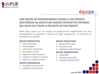 références
                      ILS NOUS ONT FAIT CONFIANCE...
  Dans un paysage médiatique en constante évolution, nous
guidons les entreprises afin qu’elles puissent bâtir des relations
      solides et durables avec leurs clients. Nous les aidons à
appréhender et à utiliser les nouveaux concepts clefs de l’ère
            digitale en leur fournissant des solutions adaptées.
 