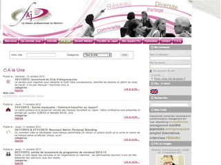 Un nouveau site Web
 
